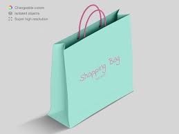 Pin On Shopping Paper Bag Mockup Pack