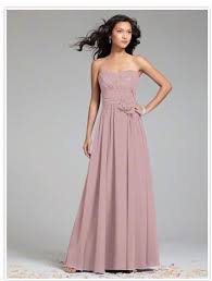 Alfred Angelo Chiffon Flower Dress In Love S First Blush Bridesmaid Dresses Dresses Strapless Dress Formal