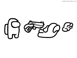 This among us game can be played by 4 to 10 people i. Imposter Among Us Coloring Pages With Hats Draw Resources