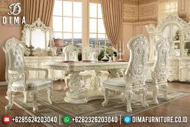 Keukenmeubilair in india keuken & # 8211; Set Meja Makan Mewah Meja Makan Jepara Kursi Ruang Makan Klasik St 0650 Formal Dining Room Sets White Dining Room Sets Traditional Dining Room Sets