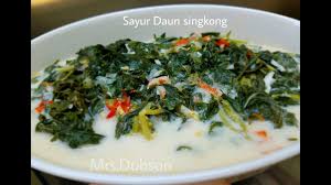 Buku 500 resep kue & masakan yang paling diminati masak daun singkong bersama bumbu dasar kuning, air dan kecombrang. Resep Sayur Bobor Daun Singkong Youtube