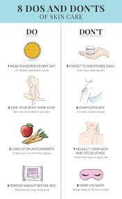 How To Take Care Of Your Skin Everyday Dos And Don Ts Skin Care Routine Order Skin Facts Beauty Skin Care Routine