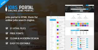 Jobs Portal Online Jobs Search Template By Ecreativesol Overview Jobs Portal Is Also Suitable For Online Jobs Search Online Job Search Job Portal Online Jobs