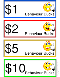 Reward Templates For Good Behavior Free Reward Bucks