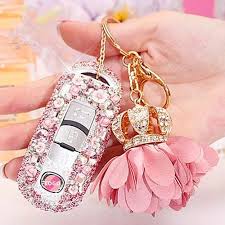 Pink Mazda Bling Car Key Holder With Rhinestones Cx5 Cx 7 Cx 9 Cx 4 Car Bling Girly Car Accessories Car Key Holder
