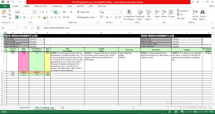 An excel crm theme allows you to arrange, analyze and also manage customer data in an user friendly manner. Risk Management Log Template Excel Free Download