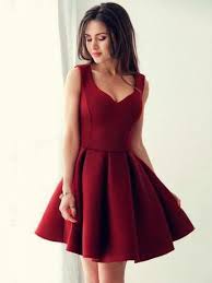 Dark Red Mini Homecoming Dresses Cheap Simple Short Graduation Dress Ard1506 Cute Homecoming Dresses Homecoming Dresses Short Simple Homecoming Dresses