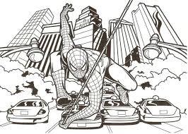 spiderman coloring pages pdf printable coloringfile com