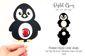 Download Penguin Lollipop Holder Designthis Is A Digital Download Of A Penguin Lollipop Holder Design As Shown In The Images For In 2020 Holder Design Design Lollipop PSD Mockup Templates