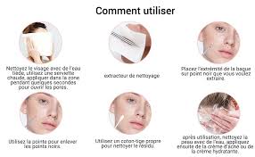 Aliver nouvelle formule mâle retrait de point noir de peau charbon actif nez bandes purifiant peel off hommes masque noir. Melodysusie 7 Extracteur Point Noir Tire Comedon Professional Retirer Anti Enlever Point Noir Extracteur D Acne En Acier Inoxydable Amazon Fr Beaute Et Parfum
