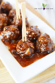 These delicate crockpot meatballs are full of flavor, tender and freeze beautifully! Cocktail Meatball Recipe With Bourbon And Jelly Preserves Salty Side Dish