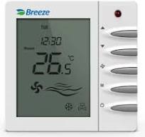Breeze Controls BC102-4DM Modbus 3-Speed Fan FCU Thermostat ...