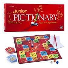 El juego consiste en dibujar cualquier cosa e intentar que los demás adivinen qué es. Pictionary Junior Juego De Mesa