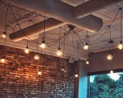 Hanging ceiling light white nordic style geometric hanging lamp light lantern. Restaurant Lighting Etsy