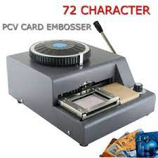 Learn more about your options and what you should be looking for. Commercial Credit Card Embossers Equipment For Sale Ebay