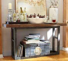 Griffin 68 Reclaimed Wood Console Table Reclaimed Wood Coffee Table Console Table Styling Wrought Iron Console Table