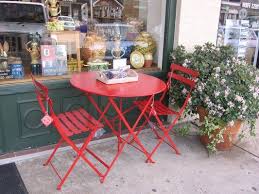 Poppy Red Bistro Table And Chairs Made In France Bistro Table Dining Table Marble Diy Dining Room Table