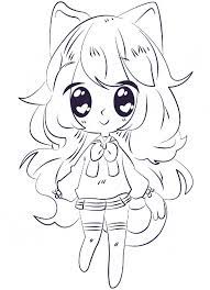 Free printable kawaii anime coloring pages. Kawaii Anime Girl Coloring Page Free Printable Coloring Pages For Kids