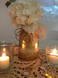 50th wedding anniversary gift ideas that are meaningful, fun and personal just because you are celebrating with gold doesn't mean expensive. Pinned By Tina Barrow 50th Anniversary Decorations 50th Anniversary Centerpieces 50th Anniversary Favors