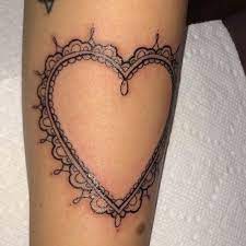 It takes countless hours and probably a few trips to the tattoo parlor before the finished product is ready. 40 Best Lace Tattoos Design Ideas Lace Tattoo Design Heart Tattoo Designs Lace Tattoo