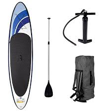Sup Board Stand Up Paddling Surfboard Glider 300x76x15cm Aufblasbar Alu Paddel Hochdruck Pumpe Transportrucksack Paddle Baden Badesp Surfboard Paddel Paddeln