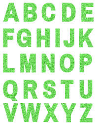 Printable alphabet & number large circles. Colorful Glitter Letters Printables And Inspirations
