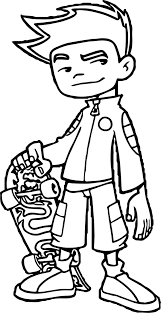 Cool Jack American Dragon Jake Long Coloring Page American Dragon Jake Long Coloring Pages