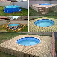 Above Ground Patio Pool Meuble Jardin Palette Amenagement Jardin Amenagement Piscine