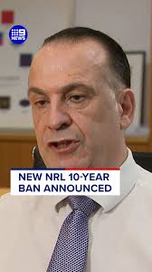 NRL players or agents will face 10-year suspensions if they sign with rebel  rugby organisation 'R360' or any unrecognised competition, Peter V'landys  has announced. #9News, READ: ...