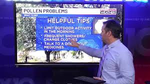 NEXT WEATHER: Spring means increasing pollen count