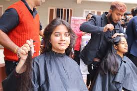 The Cherian Foundation Making A Difference For A Better Tomorrow More donated hair going to those who need it.
