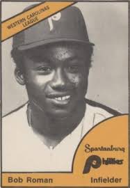 1977 Spartanburg Phillies TCMA #20 Bob Roman