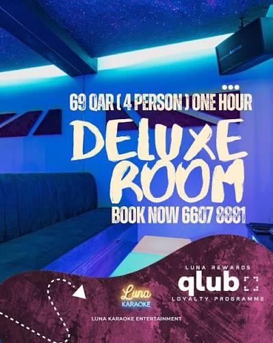 🎤 Qatar's No.1 Premium Karaoke 7 Private Rooms • Open Until 4:30AM • From  59 QAR/ Hour ✨ ⭐️ Rooms for 2-15 Guests ⭐️ Premium Sound & Comfort ⭐️  Family-Friendly Environment ⭐️