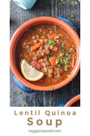 Lentil Quinoa Soup Vegan Gluten Free Recipe Vegan Soup Recipes Easy Vegan Soup Food