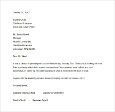 Rd.com work & career a cover letter or introductory email is often the first thing a potential employer. Free 13 Sample Thank You Letters After Phone Interview In Ms Word Pdf