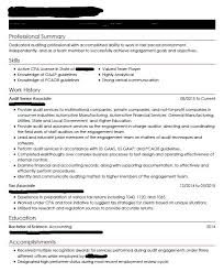 The following external auditor sample resume is created using creative resume builder. Resume Critique For Move Out Of Public Accounting