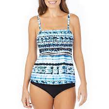 St John S Bay Moroccan Sun Smocked Tankini Or Brief Swimsuit Bottom Jcpenney Tankini Swimsuit Top Tankini Swimsuits