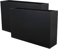Vivanno 2er Set Pflanzkubel Raumteiler Trennelement Fiberglas Anthrazit Elemento 75x30x117 Cm Amazon De Garten In 2020 Fiberglas Raumteiler Pflanzkubel