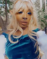 Woodland elf 🧝🏾‍♀️ , Happy Halloween #lordoftherings #halloween  #halloweenmakeup #halloweencostume #blackmodels #elvencosplay