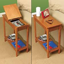 Side Chair Hidden Storage Table Png 296 294 Pixels Hidden Storage Side Table Storage Chair Side Table With Storage