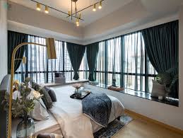 The design of this room allows you to radically change the idea of a familiar rest room, turning it into a room of unusual shape. 9 Coolest Ways To Utilise Bay Window Space In Singapore Homes Style Degree