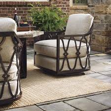 Sands Swivel Patio Chair With Cushion In 2020 Tommy Bahama Outdoor Patio Chairs Patio Chair Cushions