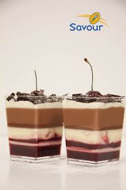 Black Forest Verrine Verrines Desserts Food Pastry