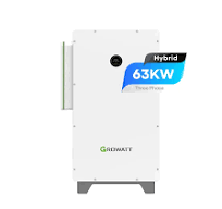 Growatt Wit 50-100K Hu/Au AC Coupled 50kw 63kw 75kw 100kw Hybrid 3 Phase  Commercial Storage Inverter with UPS Function