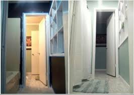 The bold wall color enhances the room making the fireplace the main feature. My Shower Room Before And After I Used Filoli Ballroom By Valspar And The White Textured Shower Curtain I Bought From Lo Redo Furniture Shower Room Furniture