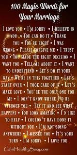 We did not find results for: 100 Magic Words For Your Marriage Magic Words Marriage Advice Marriage Quotes