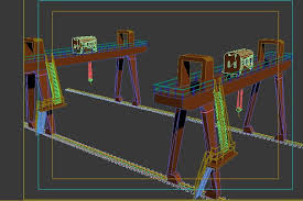 Gantry Crane 3d Model 3ds Max Files Free Download Modeling 41372 On Cadnav