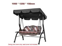 It can be effectively fixed by 2 tunnel loops on the two longitudinal sides. Outdoor Top Swing Canopy Waterproof Cover Garden Sun Shade Patio Swing Cover Case Chairs Hammock Cover Pouch Newegg Com