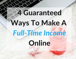 I make money online i make money on time. 4 Guaranteed Ways To Make A Full Time Income Online Mel S Money Mindset