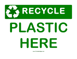 Recycling signs give tips on how & where to recycle. Recycling Signs